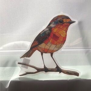 Colorful Stained Acrylic Window Garden Decor Bird Suncatcher